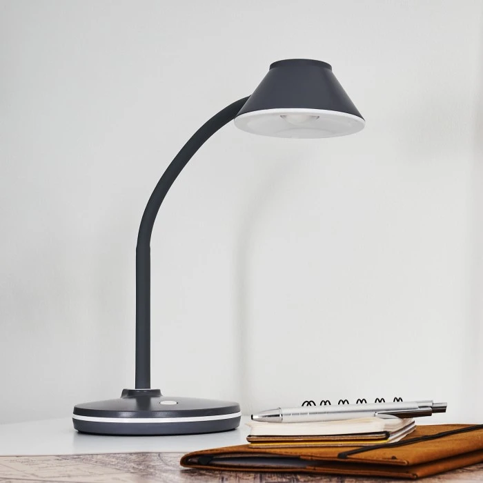 Hofstein Shreveport Tischleuchte LED Anthrazit, Weiß, 1-flammig 15 Hofstein Shreveport Tischleuchte LED Anthrazit, Weiß, 1-flammig – Bild 15