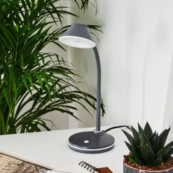 Hofstein Shreveport Tischleuchte LED Anthrazit, Weiß, 1-flammig 19 Hofstein Shreveport Tischleuchte LED Anthrazit, Weiß, 1-flammig -Bürolampen Verkäufe shreveport tischleuchte h3371046 4