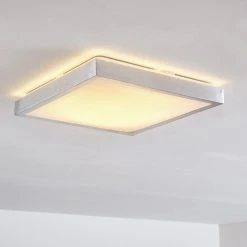 Hofstein Sora Deckenleuchte LED Nickel-Matt, 1-flammig -Bürolampen Verkäufe sora deckenleuchte h166117 5