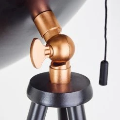 Hofstein Sorsele Stehleuchte Schwarz, Kupferfarben, 1-flammig -Bürolampen Verkäufe sorsele stehleuchte h3161456 do1 9