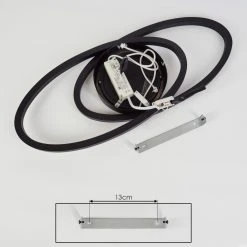 Hofstein Sorte Deckenleuchte LED Schwarz, Wei&szlig;, 1-flammig -Bürolampen Verkäufe sorte deckenleuchte h3438633 4