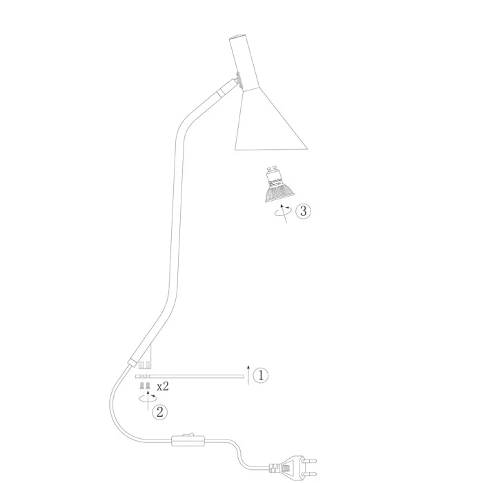 Steinhauer Anne's choice Tischleuchte LED Messing, Schwarz, 1-flammig 15 Steinhauer Anne's choice Tischleuchte LED Messing, Schwarz, 1-flammig – Bild 15