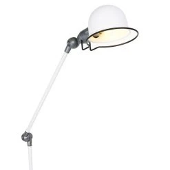 Steinhauer Darvin Stehlampe Grau, Wei&szlig;, 1-flammig