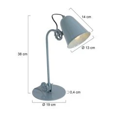 Steinhauer Dolphin Tischleuchte Gr&uuml;n, 1-flammig -Bürolampen Verkäufe steinhauer dolphin tischleuchte 1324g 8