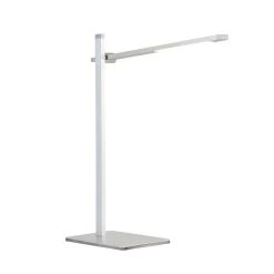 Steinhauer Stekk Tischleuchte LED Edelstahl, Wei&szlig;, 1-flammig -Bürolampen Verkäufe steinhauer stekk tischleuchte 2689st 11