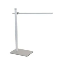 Steinhauer Stekk Tischleuchte LED Edelstahl, Wei&szlig;, 1-flammig -Bürolampen Verkäufe steinhauer stekk tischleuchte 2689st 2