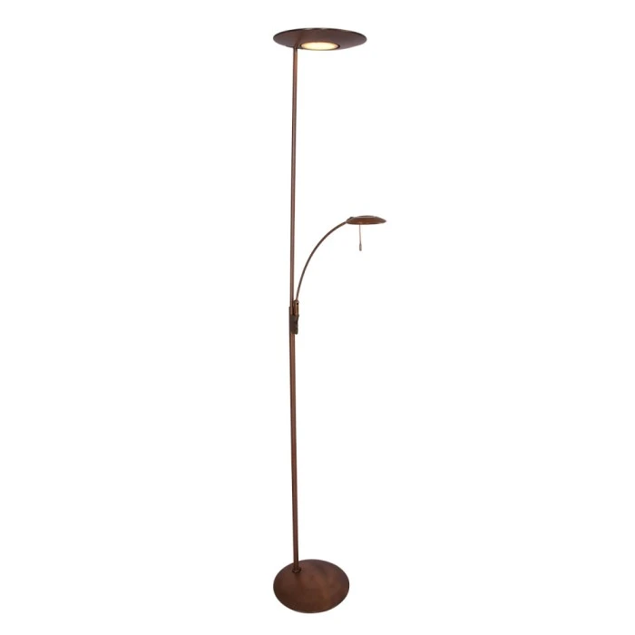 Steinhauer Zenith Stehleuchte LED Bronze, 2-flammig 2 Steinhauer Zenith Stehleuchte LED Bronze, 2-flammig – Bild 2