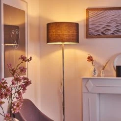 Hofstein Stenninge Stehleuchte Nickel-Matt, 1-flammig -Bürolampen Verkäufe stenninge stehleuchte h3421031 10