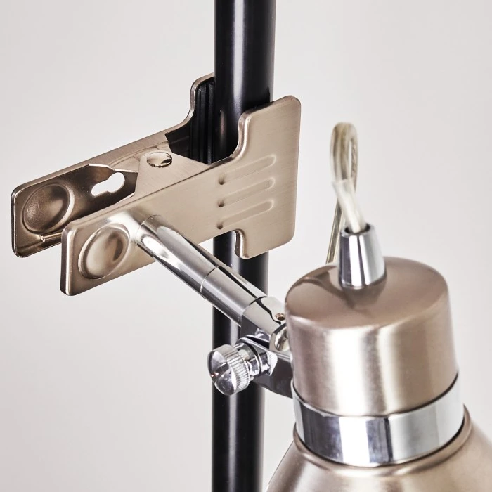 Hofstein Stranderott Klemmleuchte Edelstahl, 1-flammig 11 Hofstein Stranderott Klemmleuchte Edelstahl, 1-flammig – Bild 11