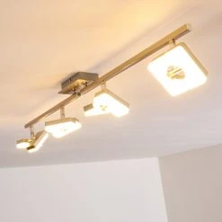 Hofstein Sumoas Deckenspot LED Nickel-Matt, 4-flammig -Bürolampen Verkäufe sumoas deckenspot h3010037 do5 10