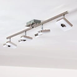 Hofstein Sumoas Deckenspot LED Nickel-Matt, 4-flammig -Bürolampen Verkäufe sumoas deckenspot h3010037 do5 5