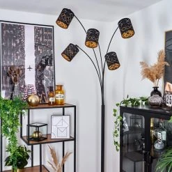 Hofstein Tallaboa Stehleuchte Schwarz, 5-flammig 23 Hofstein Tallaboa Stehleuchte Schwarz, 5-flammig -Bürolampen Verkäufe tallaboa stehleuchte h3443484 11