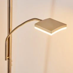 Hofstein Thyolo Deckenfluter LED Stahl geb&uuml;rstet, 2-flammig -Bürolampen Verkäufe thyolo deckenfluter h3166215 do1 7
