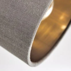 Hofstein Tibro Deckenleuchte Nickel-Matt, Messing, 3-flammig -Bürolampen Verkäufe tibro deckenleuchte h3358016 10