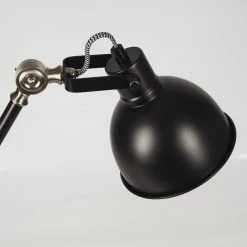 Hofstein Tilton Tischleuchte Nickel-Matt, Schwarz, 1-flammig -Bürolampen Verkäufe tilton tischleuchte h3412657 2