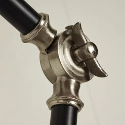 Hofstein Tilton Tischleuchte Nickel-Matt, Schwarz, 1-flammig -Bürolampen Verkäufe tilton tischleuchte h3412657 5