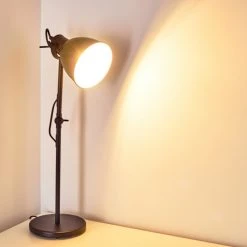 Hofstein Timola Tischleuchte Schwarz, 1-flammig -Bürolampen Verkäufe timola tischleuchte h3161494 do1 2