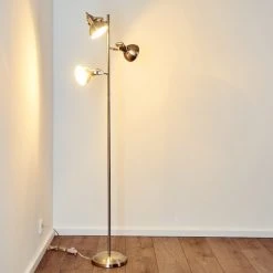 Reality Tina Stehleuchte Nickel-Matt, 3-flammig -Bürolampen Verkäufe tina stehleuchte h3023198 2