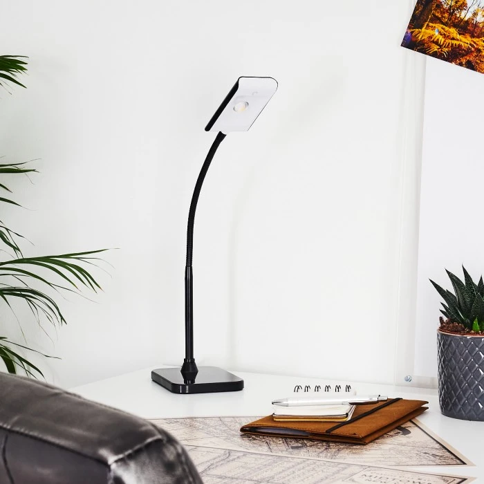 Hofstein Tischleuchte LED Schwarz, 1-flammig 13 Hofstein Tischleuchte LED Schwarz, 1-flammig – Bild 13