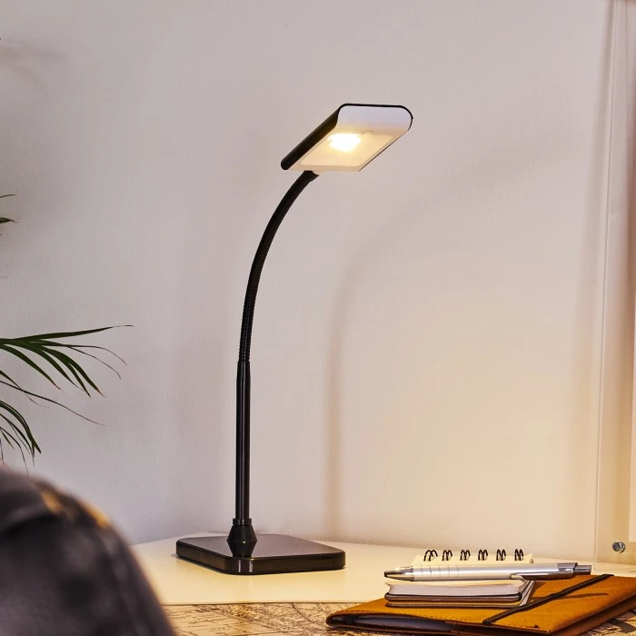 Hofstein Tischleuchte LED Schwarz, 1-flammig 3 Hofstein Tischleuchte LED Schwarz, 1-flammig – Bild 3