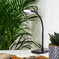 Hofstein Tischleuchte LED Schwarz, 1-flammig 22 Hofstein Tischleuchte LED Schwarz, 1-flammig -Bürolampen Verkäufe tischleuchte h3371008 8