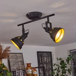 Hofstein Tita Deckenleuchte Schwarz, 2-flammig -Bürolampen Verkäufe tita deckenleuchte h3017494 8