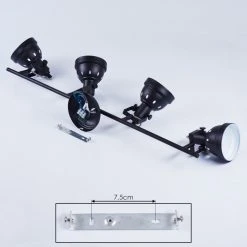 Hofstein Tita Deckenleuchte Chrom, Schwarz, 4-flammig 14 Hofstein Tita Deckenleuchte Chrom, Schwarz, 4-flammig -Bürolampen Verkäufe tita deckenleuchte h3017555 4