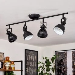 Hofstein Tita Deckenleuchte Chrom, Schwarz, 4-flammig 19 Hofstein Tita Deckenleuchte Chrom, Schwarz, 4-flammig -Bürolampen Verkäufe tita deckenleuchte h3017555 9