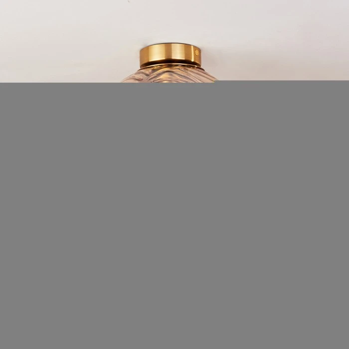 Hofstein Tomboul Deckenleuchte Gold, 1-flammig 2 Hofstein Tomboul Deckenleuchte Gold, 1-flammig – Bild 2