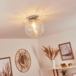 Hofstein Tomboul Deckenleuchte Chrom, 1-flammig 22 Hofstein Tomboul Deckenleuchte Chrom, 1-flammig -Bürolampen Verkäufe tomboul deckenleuchte h3433683 10