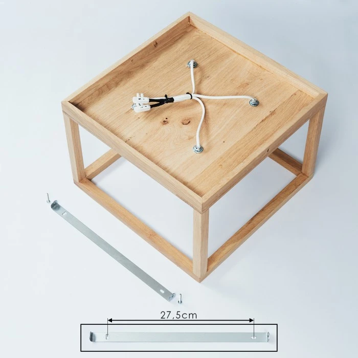 Hofstein Torreglia Deckeneleuchte Schwarz, Braun, 4-flammig 5 Hofstein Torreglia Deckeneleuchte Schwarz, Braun, 4-flammig – Bild 5