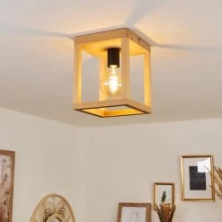 Hofstein Torreglia Deckenleuchte Schwarz, Braun, 1-flammig -Bürolampen Verkäufe torreglia deckenleuchte h3409718 8