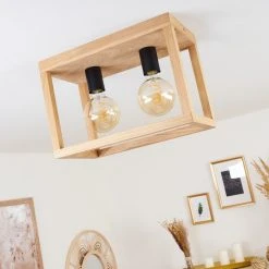 Hofstein Torreglia Deckenleuchte Schwarz, Braun, 2-flammig 20 Hofstein Torreglia Deckenleuchte Schwarz, Braun, 2-flammig -Bürolampen Verkäufe torreglia deckenleuchte h3409732 9