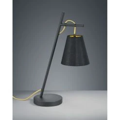 Trio Leuchten ANDREUS Tischleuchte Schwarz, 1-flammig