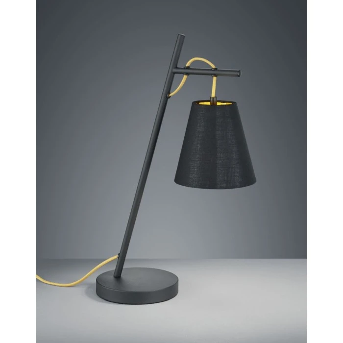 Trio Leuchten ANDREUS Tischleuchte Schwarz, 1-flammig 1 Trio Leuchten ANDREUS Tischleuchte Schwarz, 1-flammig