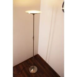 Trio Leuchten ARANGO Stehleuchte LED Nickel-Matt, 1-flammig -Bürolampen Verkäufe trio leuchten arango stehleuchte 429110107 do1 10