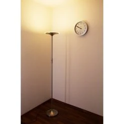 Trio Leuchten ARANGO Stehleuchte LED Nickel-Matt, 1-flammig -Bürolampen Verkäufe trio leuchten arango stehleuchte 429110107 do1 3