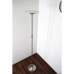 Trio Leuchten ARANGO Stehleuchte LED Nickel-Matt, 1-flammig -Bürolampen Verkäufe trio leuchten arango stehleuchte 429110107 do1 9