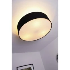 Trio Leuchten HOTEL Deckenleuchte Nickel-Matt, Schwarz, 3-flammig -Bürolampen Verkäufe trio leuchten hotel deckenleuchte 603900302 do1 4