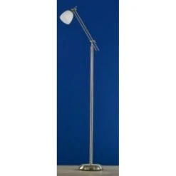 Trio Leuchten ICARO Stehleuchte Nickel-Matt, 1-flammig