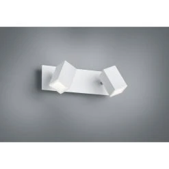 Trio Leuchten LAGOS Wandleuchte LED wei&szlig; matt, 2-flammig