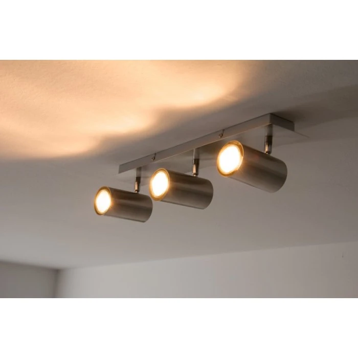 Trio Leuchten MARLEY Deckenleuchte Nickel-Matt, Edelstahl, 3-flammig 14 Trio Leuchten MARLEY Deckenleuchte Nickel-Matt, Edelstahl, 3-flammig – Bild 14