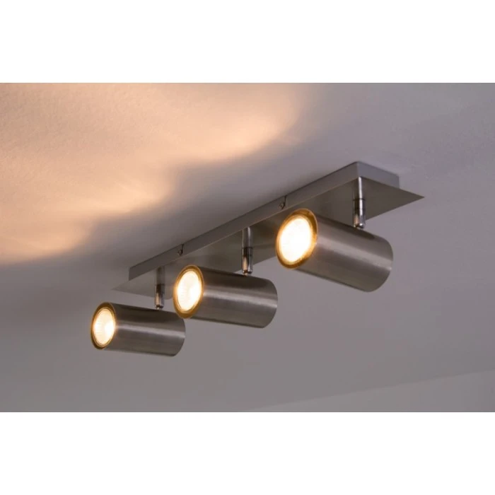 Trio Leuchten MARLEY Deckenleuchte Nickel-Matt, Edelstahl, 3-flammig 16 Trio Leuchten MARLEY Deckenleuchte Nickel-Matt, Edelstahl, 3-flammig – Bild 16