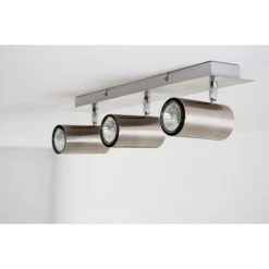 Trio Leuchten MARLEY Deckenleuchte Nickel-Matt, Edelstahl, 3-flammig 19 Trio Leuchten MARLEY Deckenleuchte Nickel-Matt, Edelstahl, 3-flammig -Bürolampen Verkäufe trio leuchten marley deckenleuchte 802400307 do1 3
