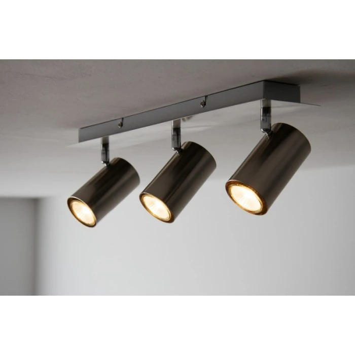 Trio Leuchten MARLEY Deckenleuchte Nickel-Matt, Edelstahl, 3-flammig 7 Trio Leuchten MARLEY Deckenleuchte Nickel-Matt, Edelstahl, 3-flammig – Bild 7