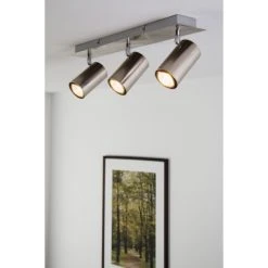 Trio Leuchten MARLEY Deckenleuchte Nickel-Matt, Edelstahl, 3-flammig 24 Trio Leuchten MARLEY Deckenleuchte Nickel-Matt, Edelstahl, 3-flammig -Bürolampen Verkäufe trio leuchten marley deckenleuchte 802400307 do1 8