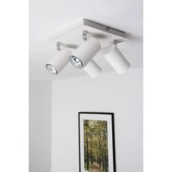 Trio Leuchten MARLEY Deckenleuchte Wei&szlig;, 4-flammig -Bürolampen Verkäufe trio leuchten marley deckenleuchte 802430401 do1 2