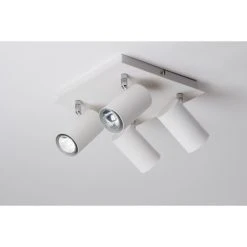 Trio Leuchten MARLEY Deckenleuchte Wei&szlig;, 4-flammig -Bürolampen Verkäufe trio leuchten marley deckenleuchte 802430401 do1 21