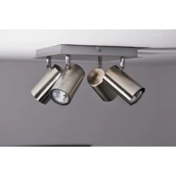 Trio Leuchten MARLEY Deckenleuchte Nickel-Matt, Edelstahl, 4-flammig 22 Trio Leuchten MARLEY Deckenleuchte Nickel-Matt, Edelstahl, 4-flammig -Bürolampen Verkäufe trio leuchten marley deckenleuchte 802430407 do1 10