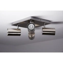 Trio Leuchten MARLEY Deckenleuchte Nickel-Matt, Edelstahl, 4-flammig 14 Trio Leuchten MARLEY Deckenleuchte Nickel-Matt, Edelstahl, 4-flammig -Bürolampen Verkäufe trio leuchten marley deckenleuchte 802430407 do1 2